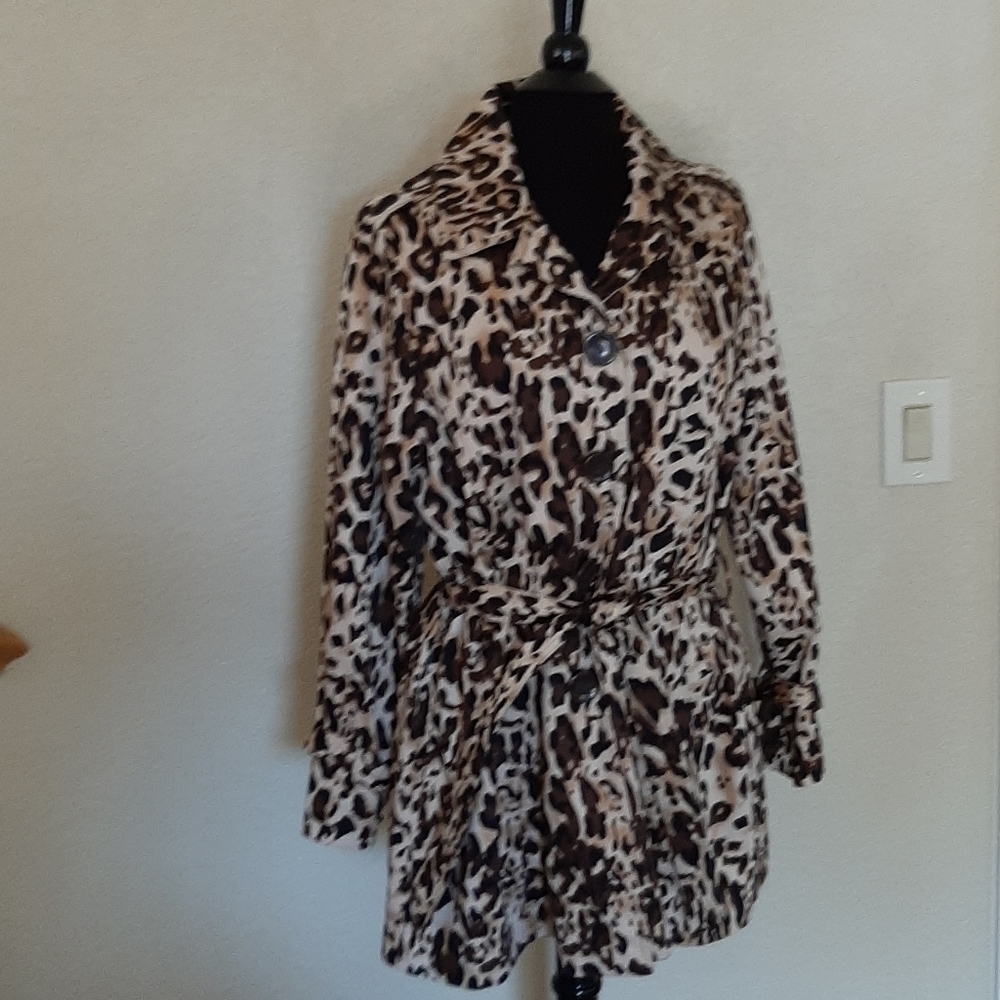 Animal Print Jacket SZ L